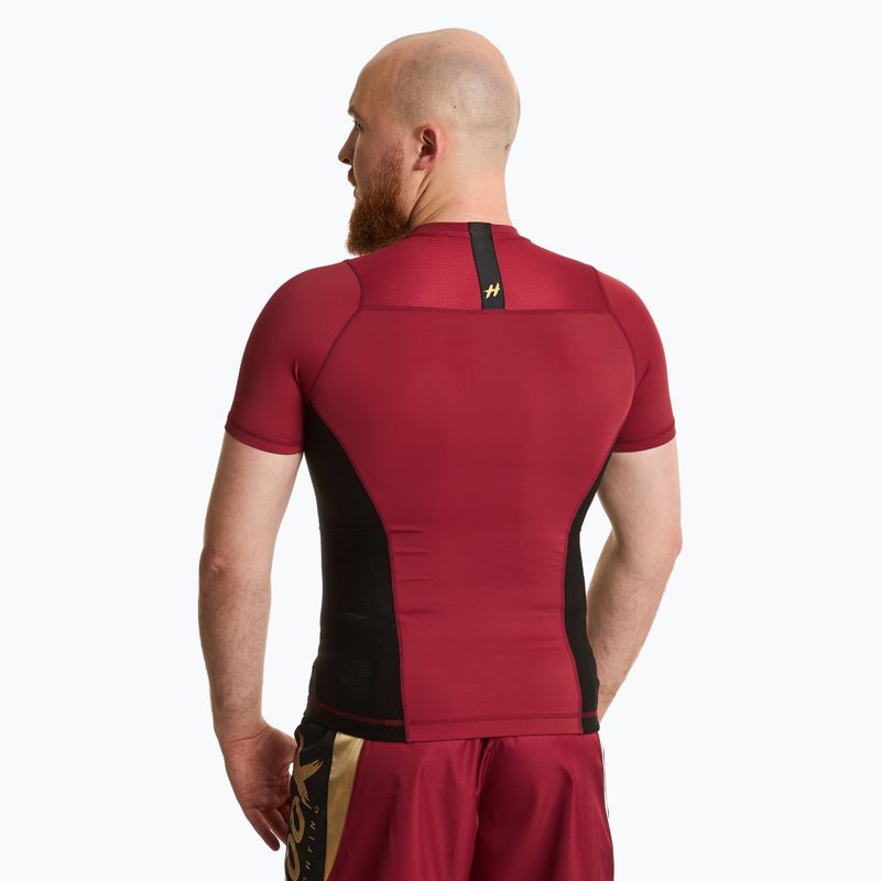 Rashguard męski HOOK FIGHTING Base czerwony 2