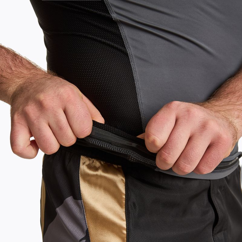 Koszulka treningowa męska rashguard HOOK FIGHTING Base czarny 9