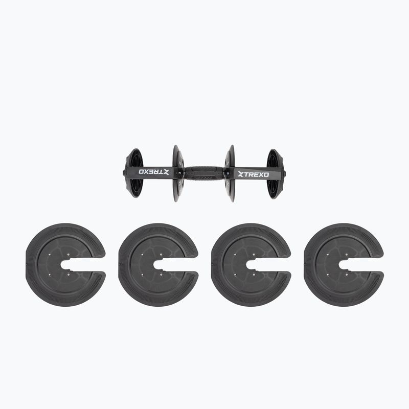 Hantel regulowany XTREXO Nowa generacja TXO-B4W002 24 kg czarny 10