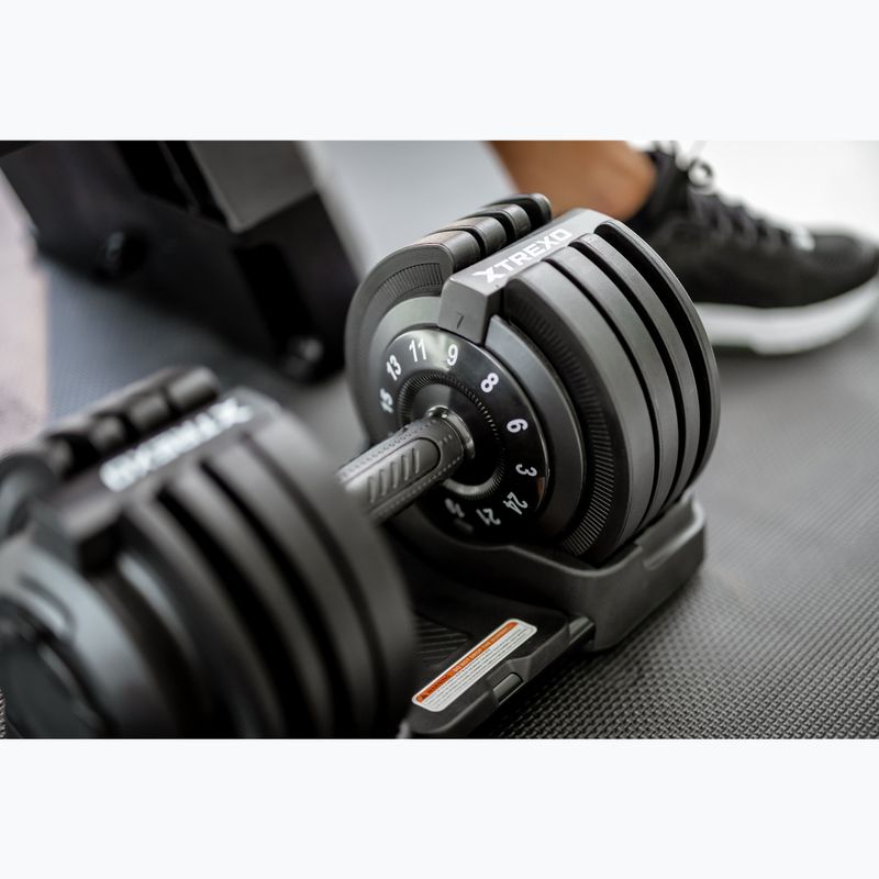 Hantel regulowany XTREXO Nowa generacja TXO-B4W002 24 kg czarny 4