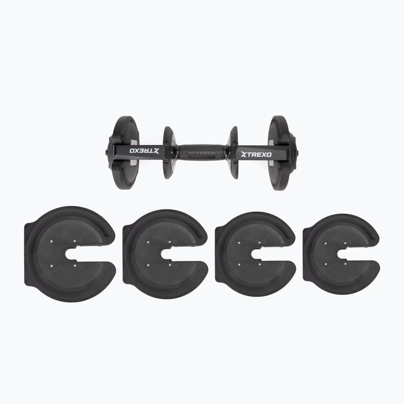 Hantel regulowany XTREXO Nowa generacja TXO-B4W003 18 kg czarny 11