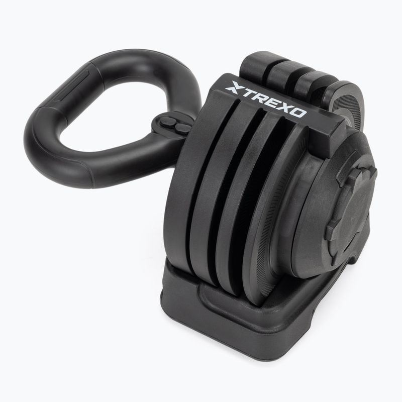 Kettlebell regulowany TREXO TXO-B4W004 12 kg czarny