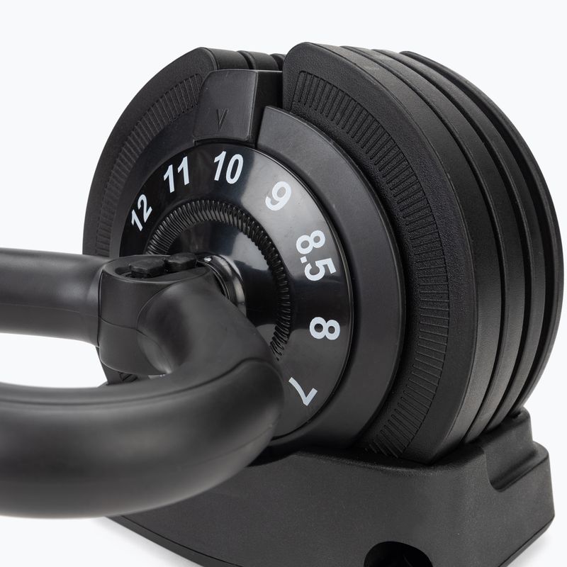 Kettlebell regulowany XTREXO TXO-B4W004 12 kg czarny 9