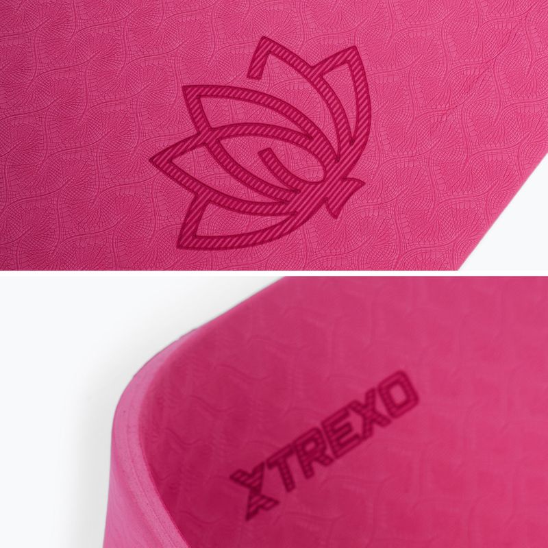 Mata fitness TREXO comfort 10 mm TXO-B4Z003-PK różowy 3
