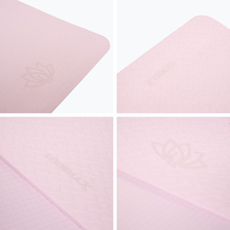 Mata fitness TREXO comfort 10 mm TXO-B4Z003-VT jasnoróżowy 3