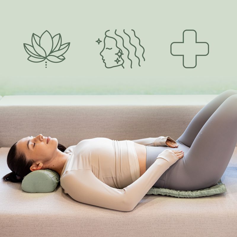 Mata do akupresury XTREXO z poduszką TXO-B4Z004-GN zielony 7