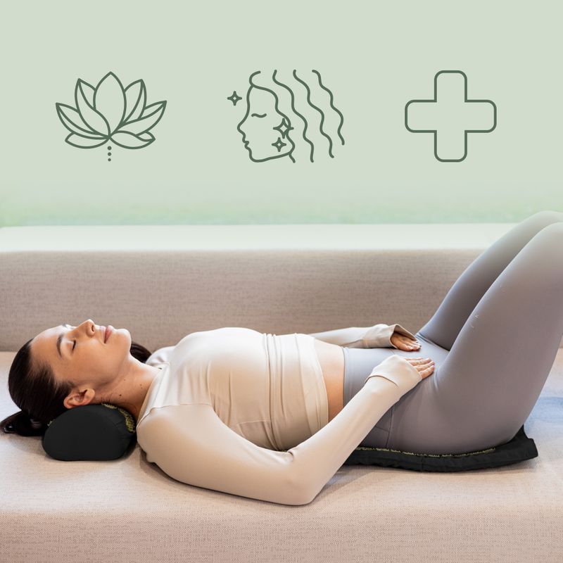 Mata do akupresury XTREXO z poduszką TXO-B4Z004-BK czarny 8