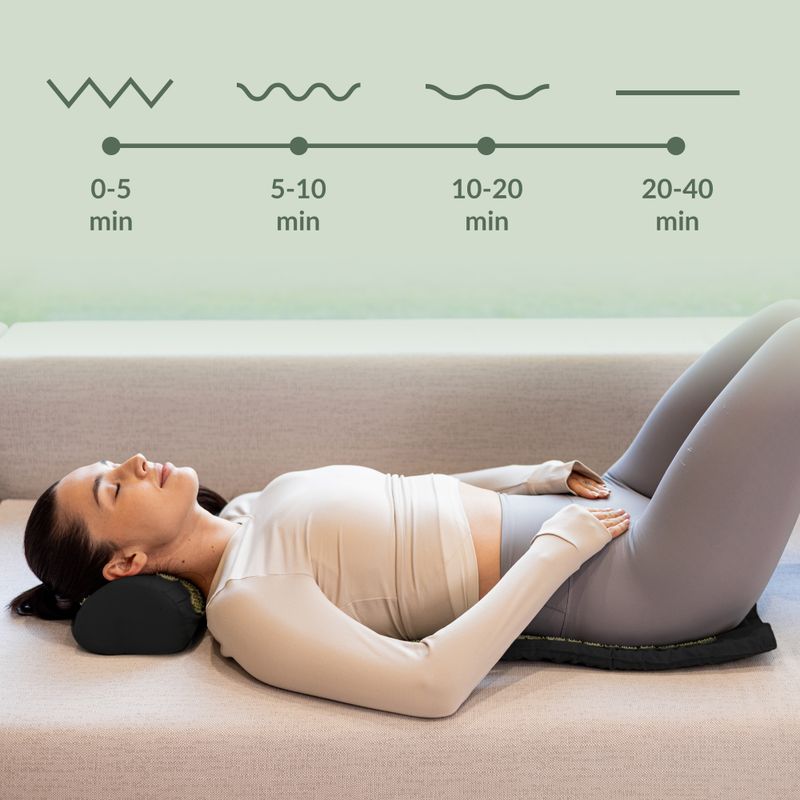 Mata do akupresury XTREXO z poduszką TXO-B4Z004-BK czarny 11