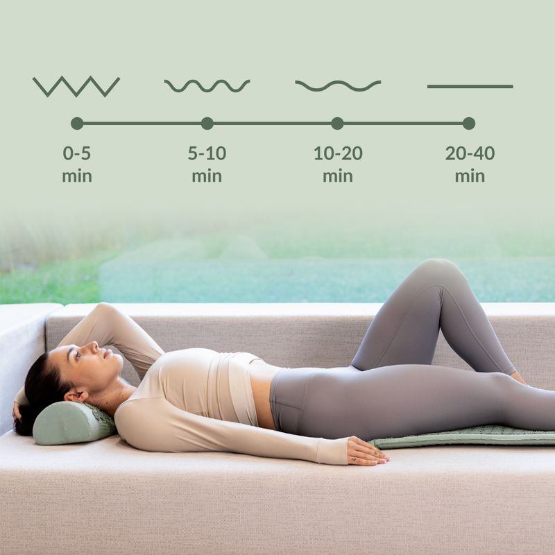 Mata do akupresury XTREXO duża z poduszką TXO-B4Z005-GN zielony 10