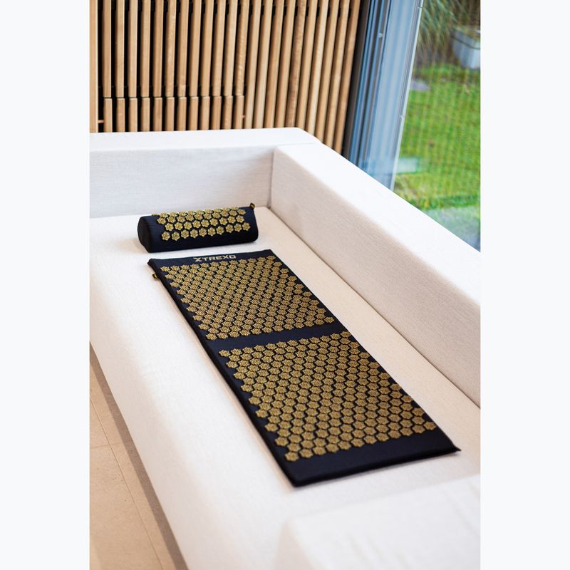 Mata do akupresury XTREXO duża z poduszką TXO-B4Z005-BK czarny 13