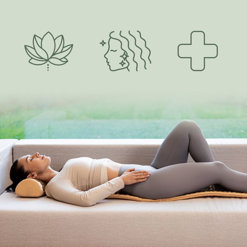 Mata do akupresury XTREXO duża z poduszką TXO-B4Z005-BZ brązowy 7