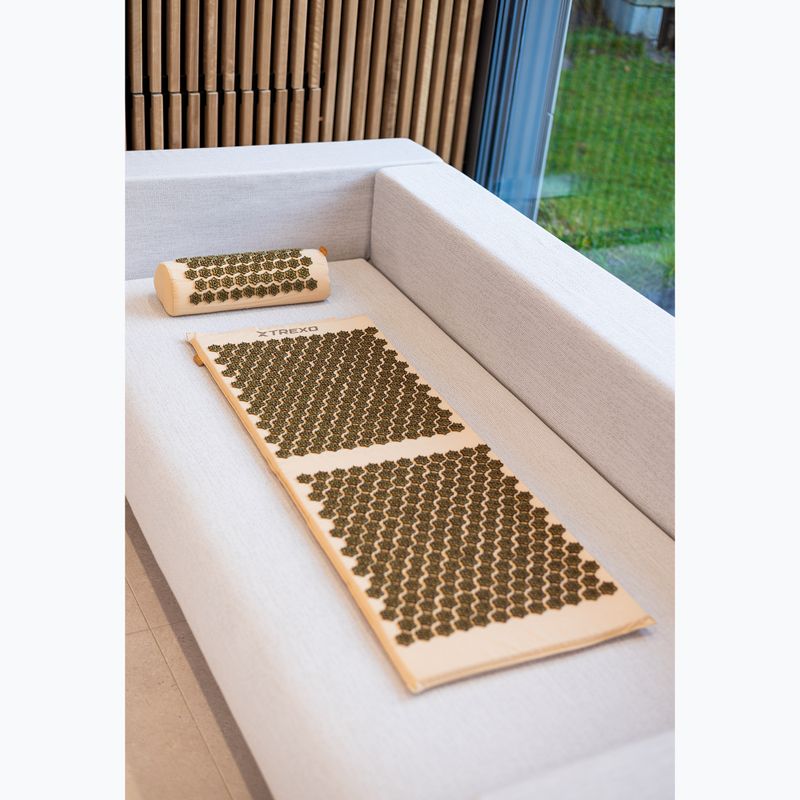 Mata do akupresury XTREXO duża z poduszką TXO-B4Z005-BZ brązowy 14