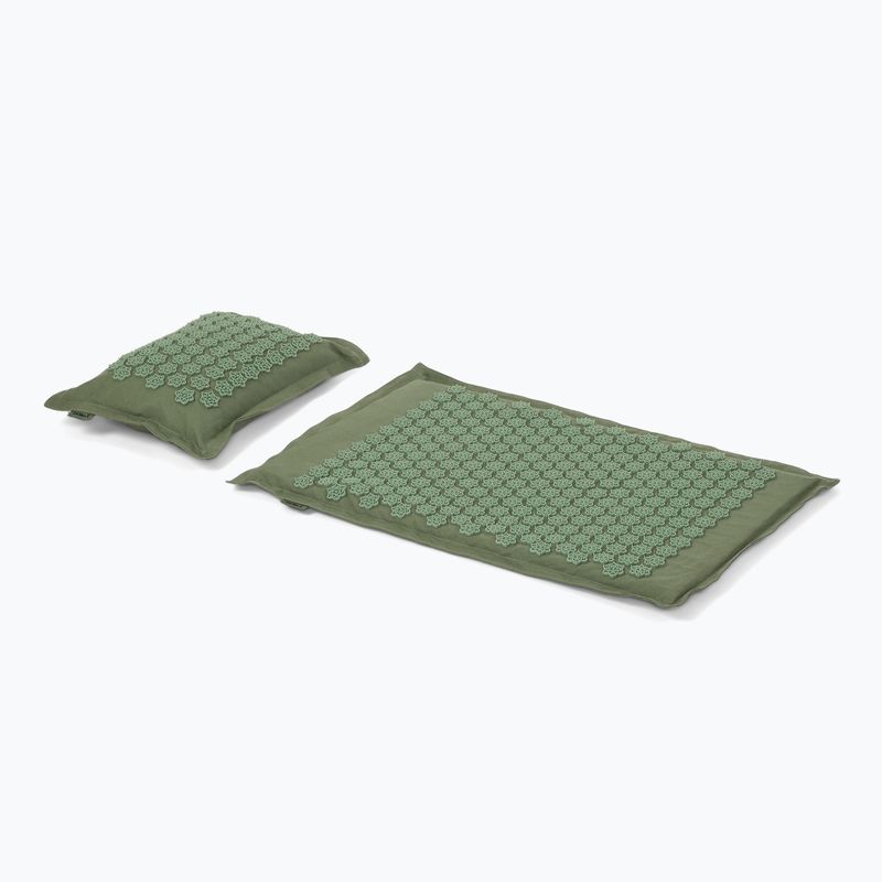 Mata do akupresury TREXO ECO z poduszką TXO-B4Z006-GN zielony 5