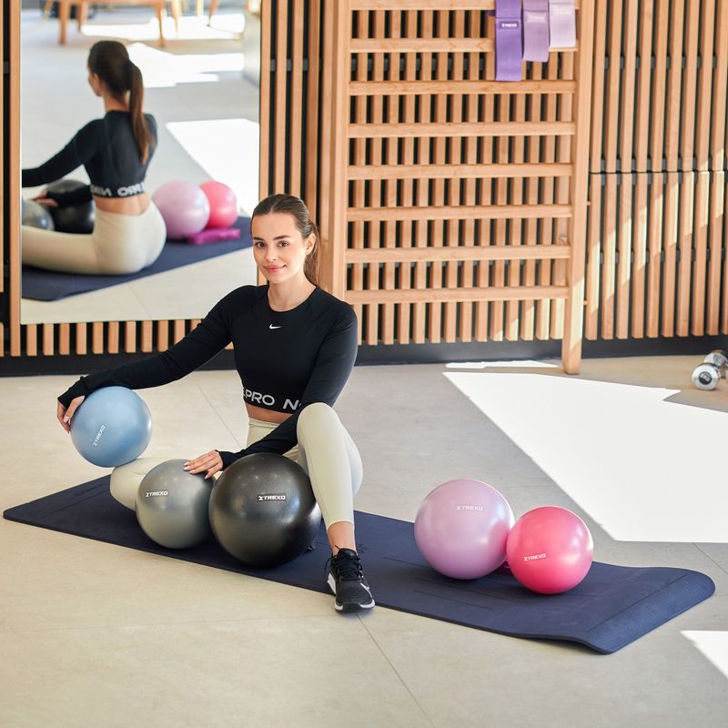 Piłka gimnastyczna mini XTREXO TXO-B4Z010-BL 20 cm niebieski 3