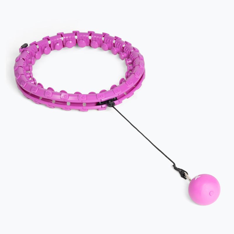 Hula hop z obciążeniem XTREXO TXO-B4Z036-VT fioletowy 7