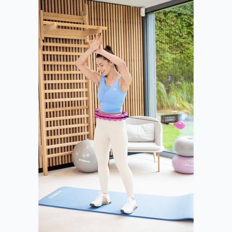 Hula hop z obciążeniem XTREXO TXO-B4Z036-VT fioletowy 3