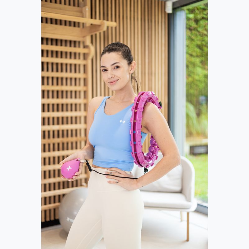 Hula hop z obciążeniem XTREXO TXO-B4Z036-VT fioletowy 4