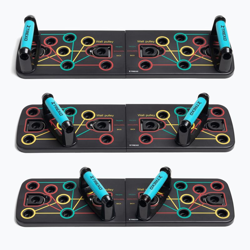 Platforma wielofunkcyjna z uchwytami i ekspanderem XTREXO składana TXO-B4Z045-BK czarny 3