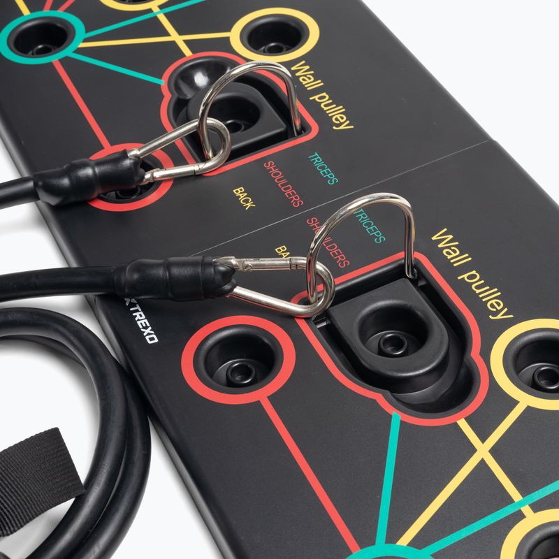 Platforma wielofunkcyjna z uchwytami i ekspanderem XTREXO składana TXO-B4Z045-BK czarny 14