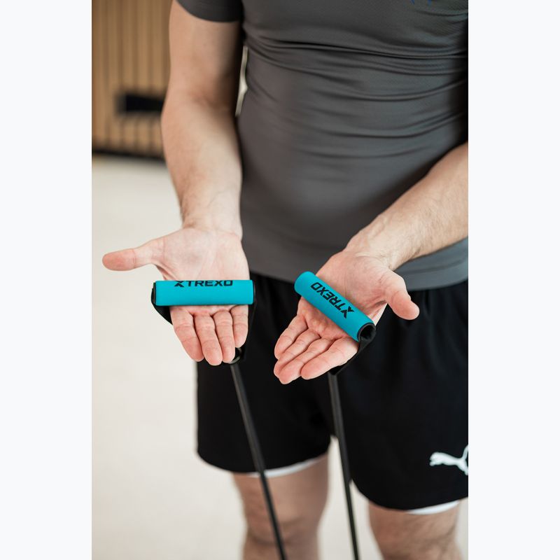 Platforma wielofunkcyjna z uchwytami i ekspanderem XTREXO składana TXO-B4Z045-BK czarny 8