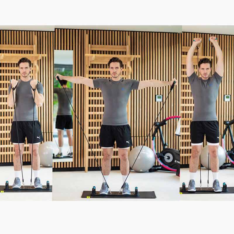 Platforma wielofunkcyjna z uchwytami i ekspanderem XTREXO składana TXO-B4Z045-BK czarny 5