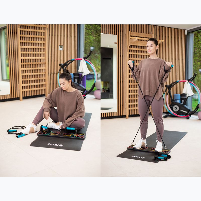 Platforma wielofunkcyjna z uchwytami i ekspanderem XTREXO składana TXO-B4Z045-BK czarny 7