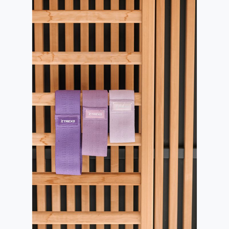 Zestaw taśm materiałowych XTREXO TXO-B4Z054-ALL 3 szt. fioletowy 8