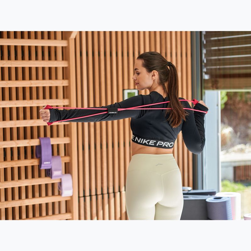 Ekspander do ćwiczeń XTREXO gumowy TXO-B4Z056-PK różowy 2