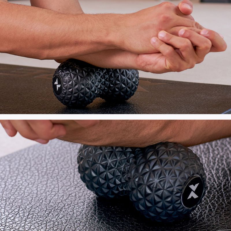 Podwójna piłka do masażu XTREXO TXO-B4Z075-BK czarny 4