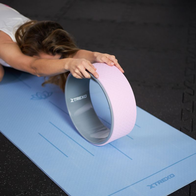 Obręcz do jogi XTREXO TXO-B4Z084-VT różowy 5