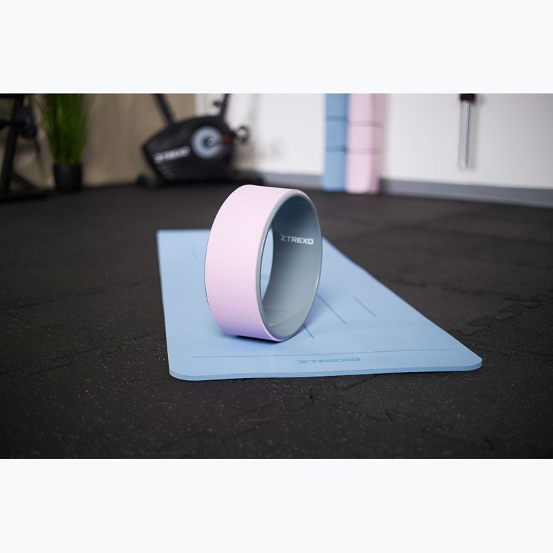 Obręcz do jogi XTREXO TXO-B4Z084-VT różowy 8