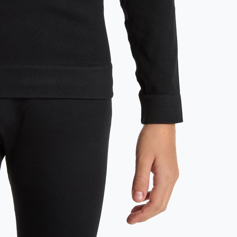 Komplet bielizny termoaktywnej dziecięcej KADVA Tyros Set Jr bezszwowy czarny 6