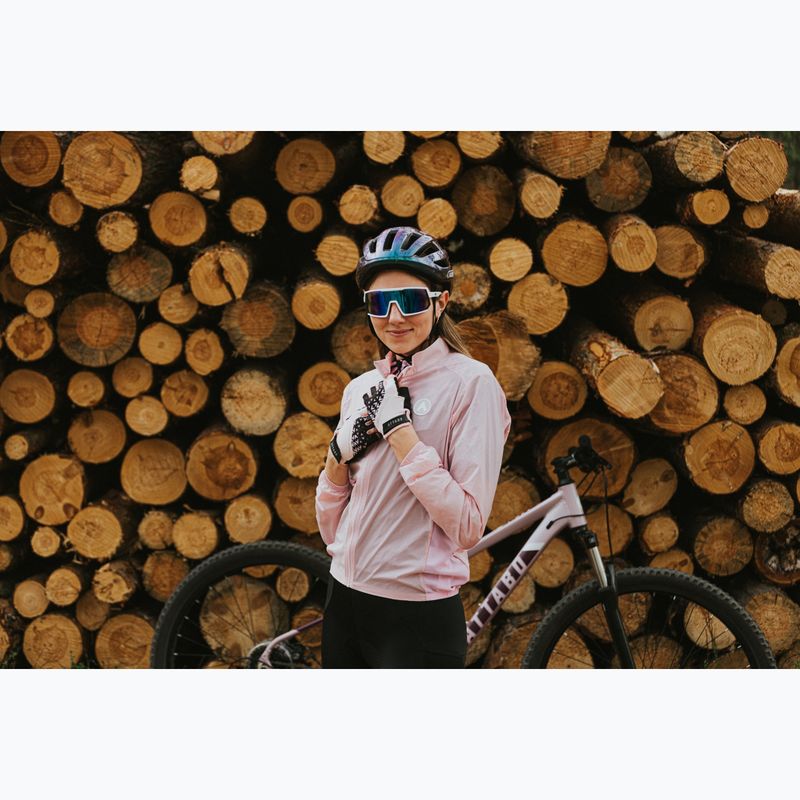 Kurtka rowerowa damska ATTABO Cahayo Jacket Windproof różowy 8