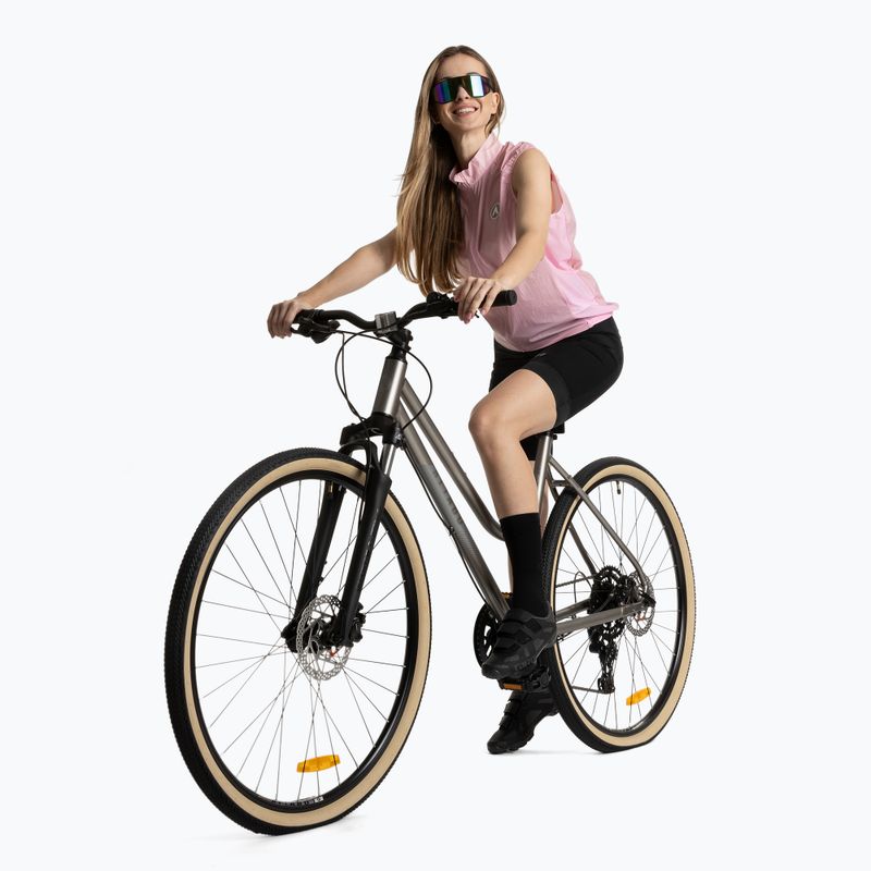Kamizelka rowerowa damska ATTABO Cahayo Vest Windproof różowy 8