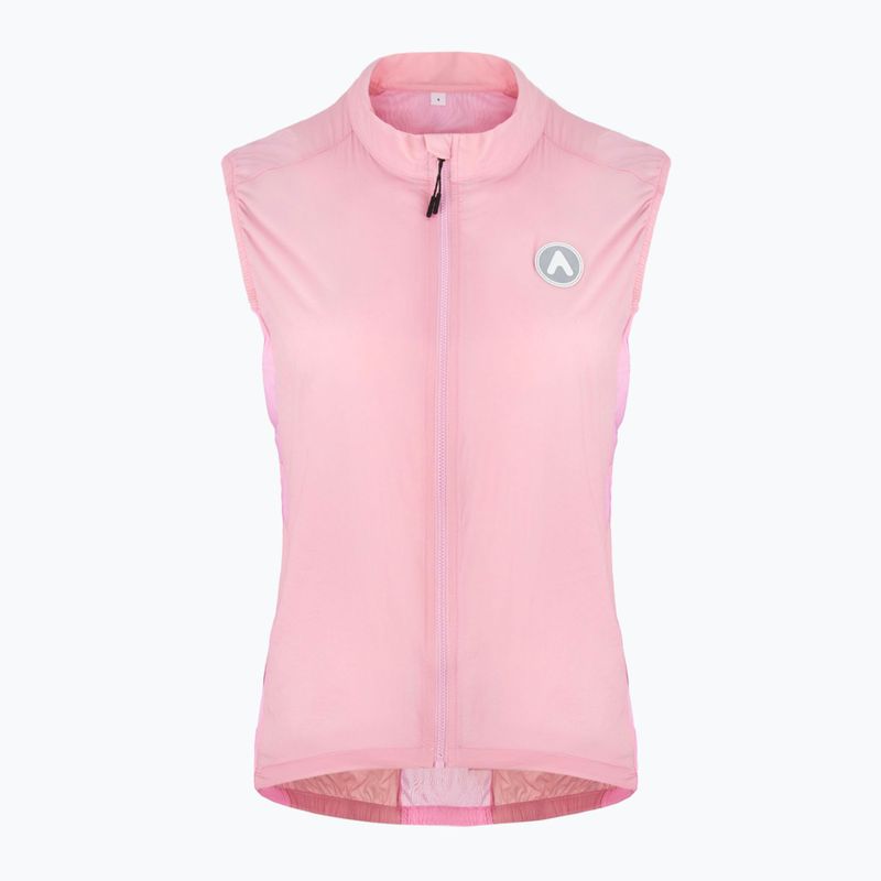 Kamizelka rowerowa damska ATTABO Cahayo Vest Windproof różowy