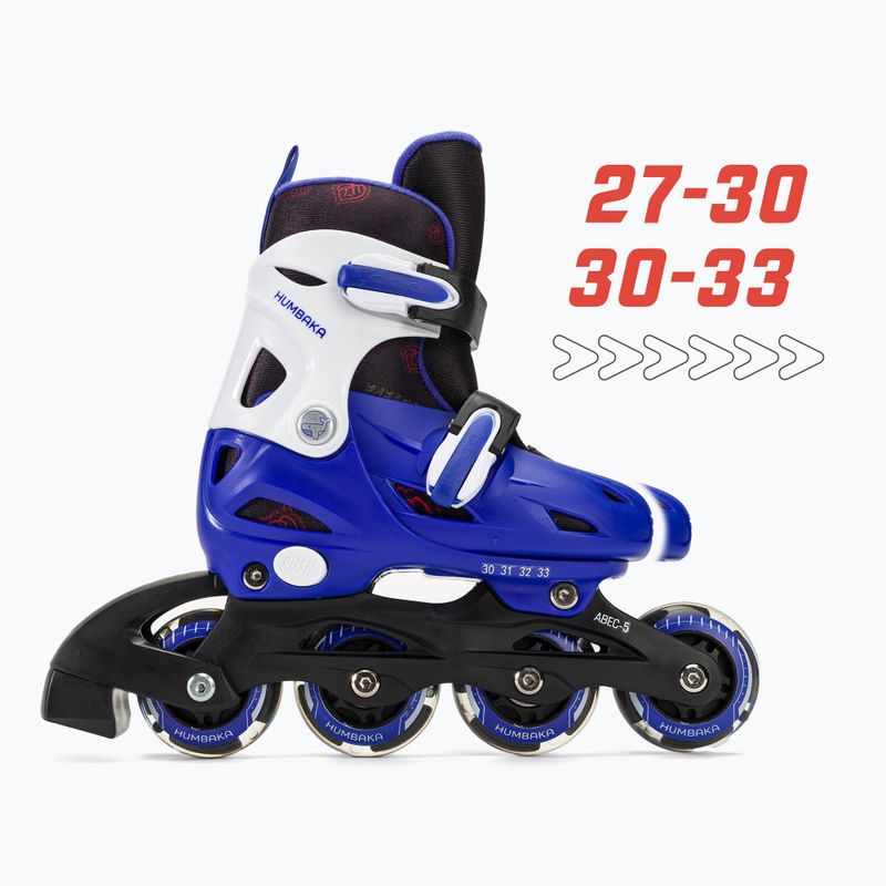 Rolki dziecięce HUMBAKA Starjet LED 3w1 niebieski 2