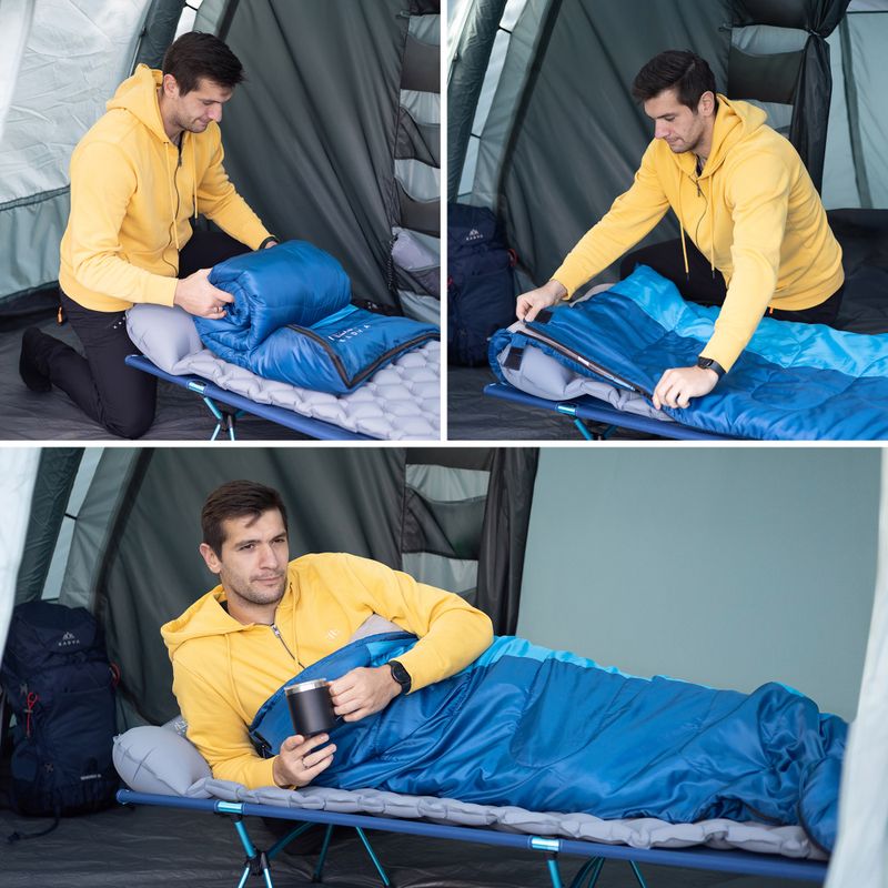 Śpiwór KADVA Dorma R prawy niebieski 5