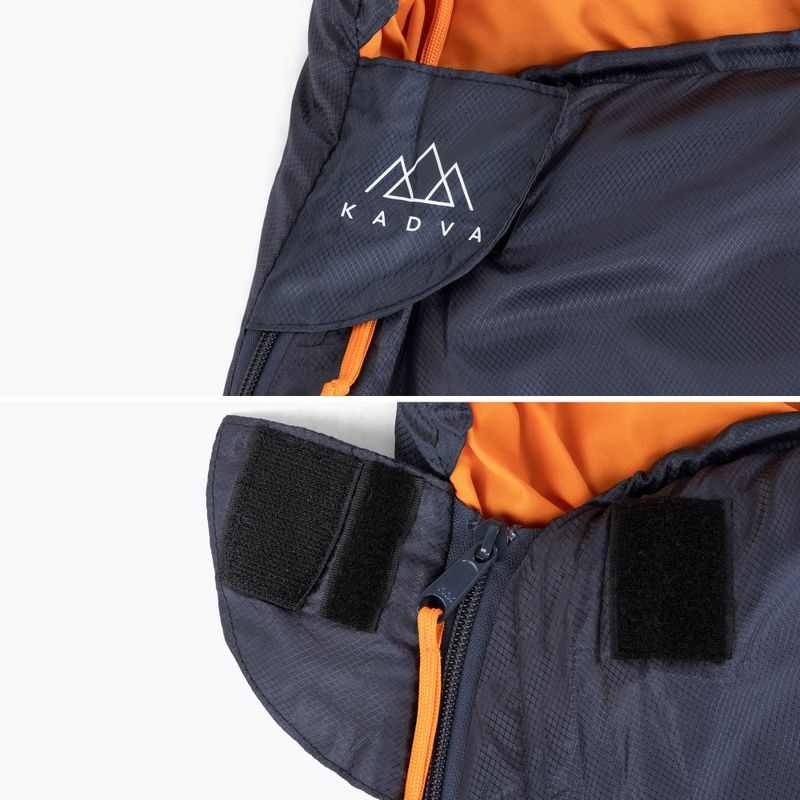 Śpiwór KADVA Light 1000 R prawy granat 6