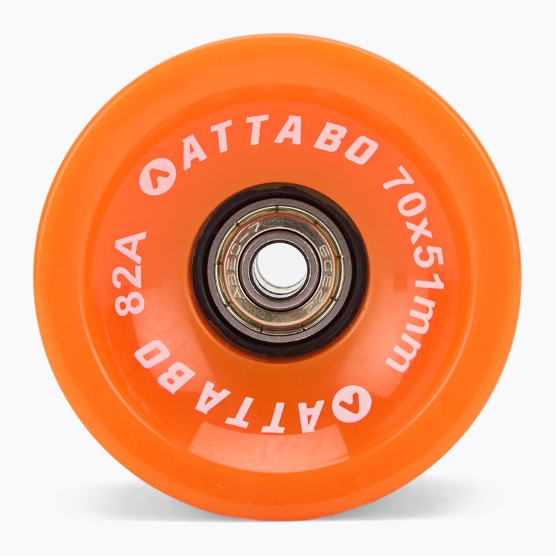 Kółka do longboardu ATTABO Longboard Wheels 70x51 mm 4 szt. pomarańczowy