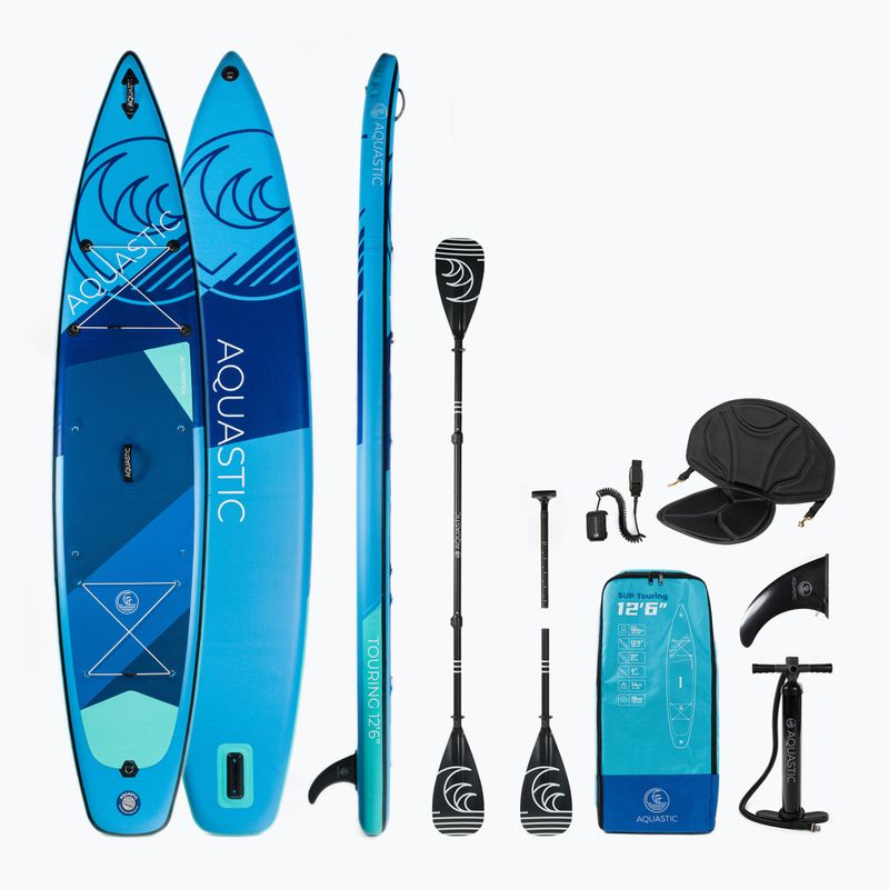 Deska SUP AQUASTIC Touring 12'6" niebieska