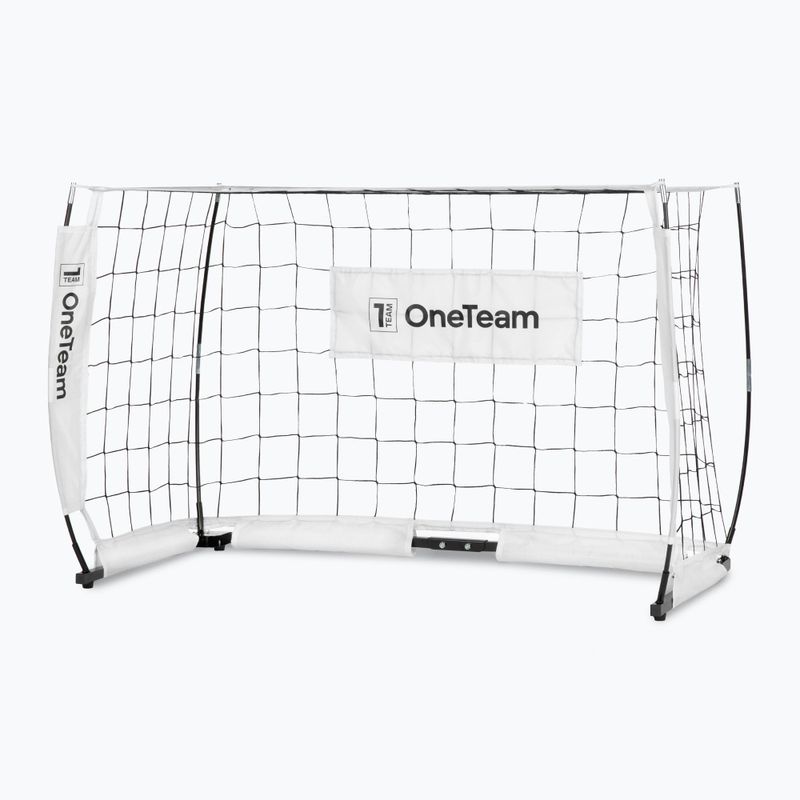 Bramka do piłki nożnej OneTeam Flex Square OT-B4W001 120 x 80 cm biały 3