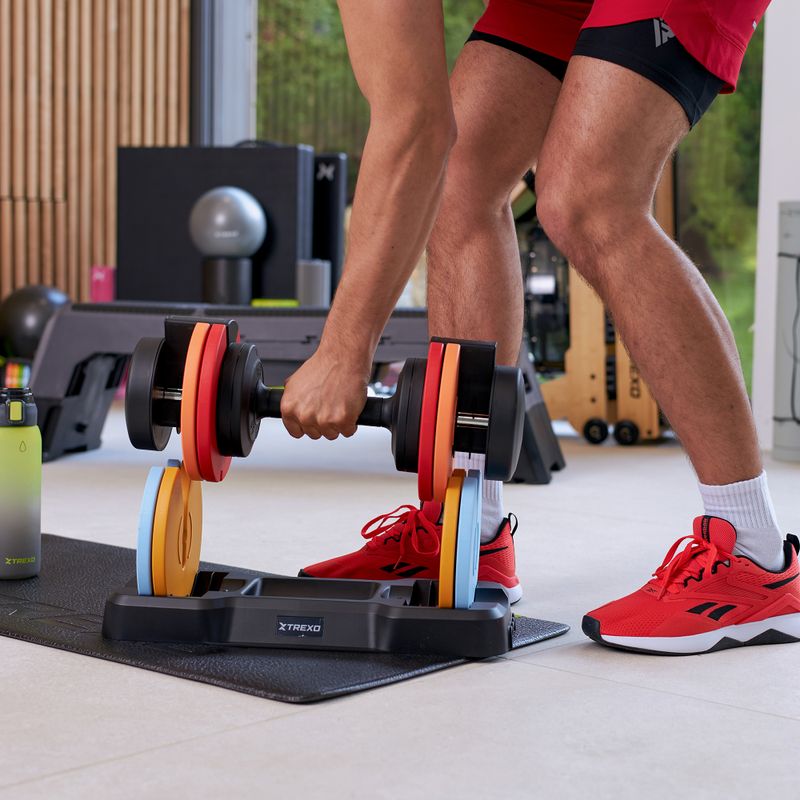 Hantel regulowany XTREXO 25 kg multicolor 9