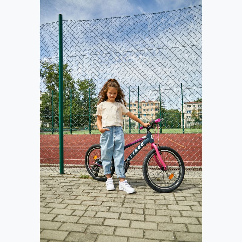 Rower dziecięcy ATTABO Junior 20" różowy 8