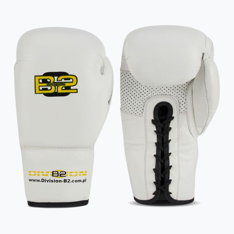 Rękawice bokserskie DIVISION B-2 DIV-PFG1500 Pro 3-Layer Foam white