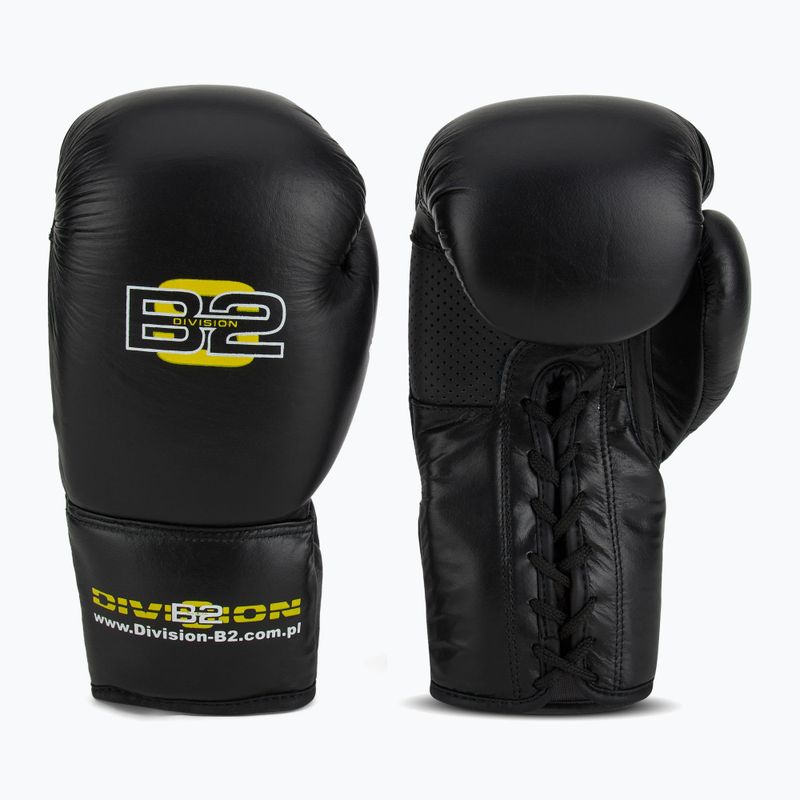 Rękawice bokserskie DIVISION B-2 DIV-PFG1500 Pro 3-Layer Foam black