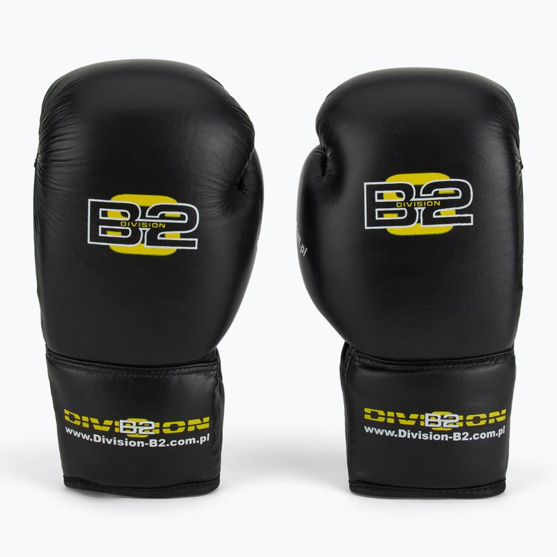 Rękawice bokserskie DIVISION B-2 DIV-PFG1500 Pro 3-Layer Foam black 2