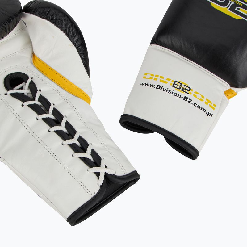 Rękawice bokserskie DIVISION B-2 DIV-PFG1500 Pro 3-Layer Foam black/white 6