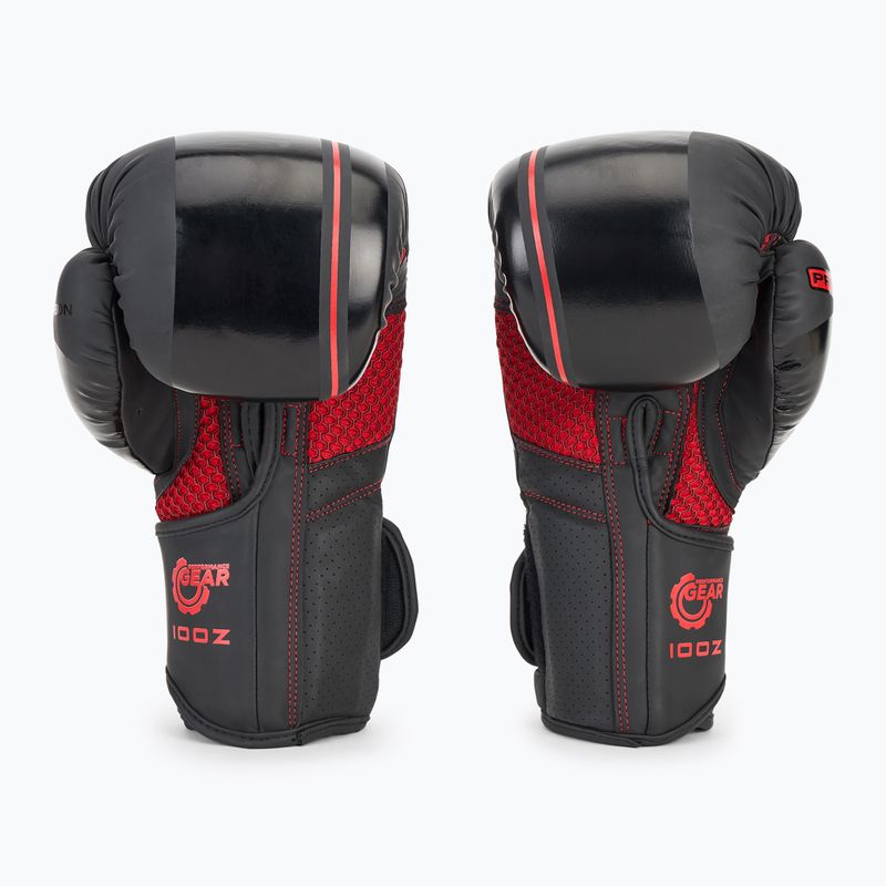 Rękawice bokserskie DIVISION B-2 Pro Carbon black/red 3