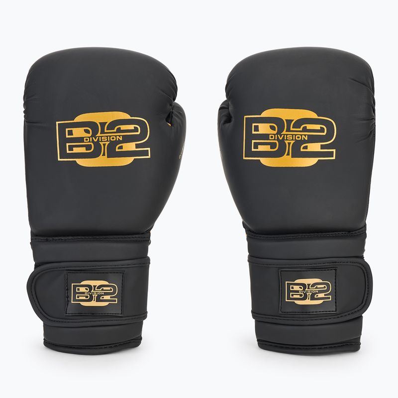Rękawice bokserskie DIVISION B-2 Pro Carbon black/gold 2