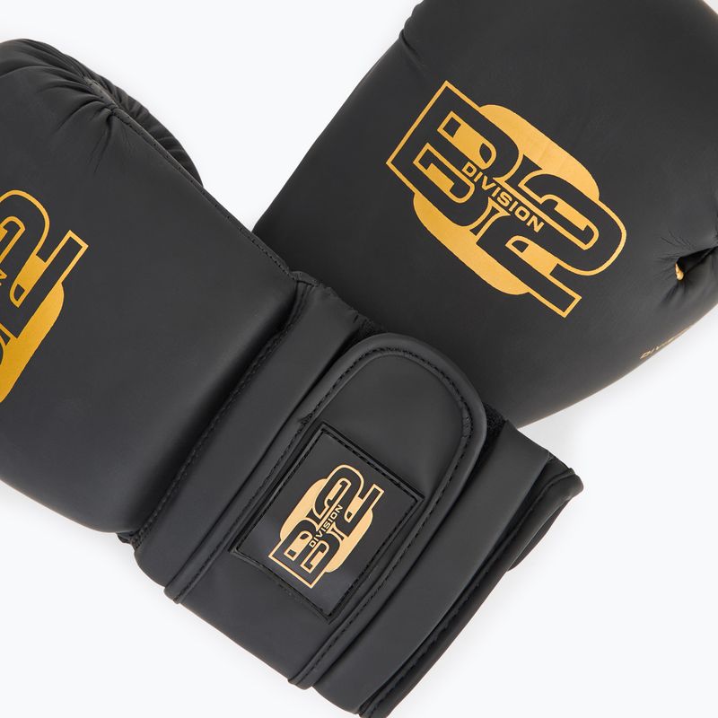 Rękawice bokserskie DIVISION B-2 Pro Carbon black/gold 5